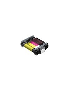 Pack de consumible para impresora badgy 100 impresiones con cinta color y 100 tarjetas
