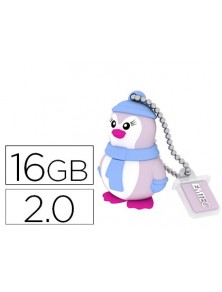 Memoria usb emtec flash 16 gb 2.0 pinguino