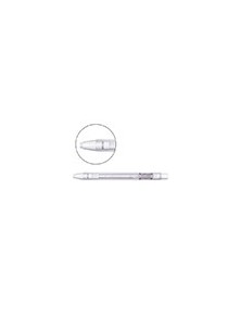 Portagomas q-connect con clip punta goma blanca redonda color blanco 5x90 mm