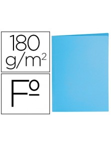 Subcarpeta liderpapel folio azul pastel 180gm2