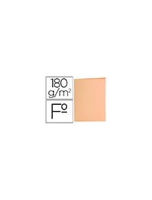 Subcarpeta liderpapel folio naranja pastel 180gm2