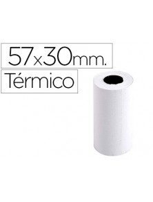Rollo sumadora exacompta termico 57 mm x 30 mm 55 gm2 sin bisfenol a