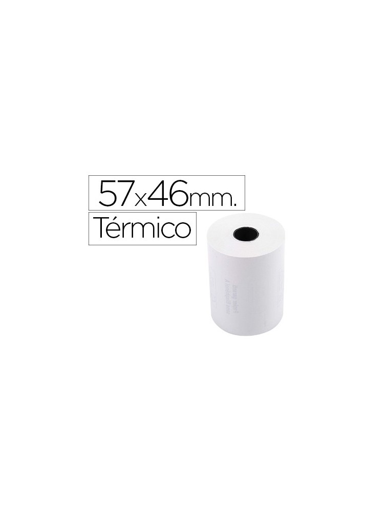 Rollo sumadora exacompta termico 57 mm x 46 mm 55 gm2 sin bisfenol a