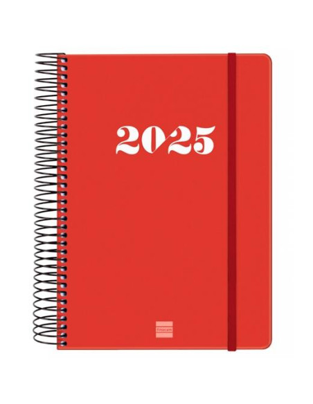 FINOCAM AGENDA ANUAL MY ESPIRAL E10-155X212MM 1DP ROJO 2025