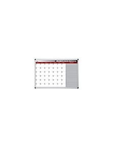 Planning magnetico bi-office mensual lacado marco aluminio rotulable 60x45 cm