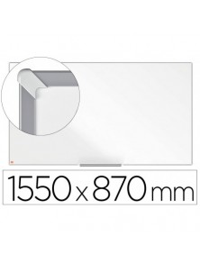 Pizarra blanca nobo ip pro 70 lacada magnetica 1550x870 mm