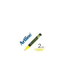 Rotulador artline pizarra epd-4 color amarillo fluorescente opaque ink board punta redonda 2 mm