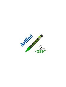 Rotulador artline pizarra epd-4 color verde fluorescente opaque ink board punta redonda 2 mm