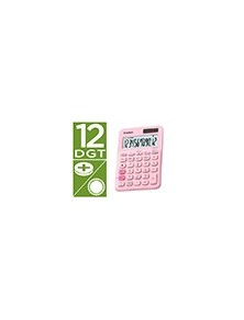 Calculadora casio ms-20uc-pk sobremesa 12 digitos tax - color rosa