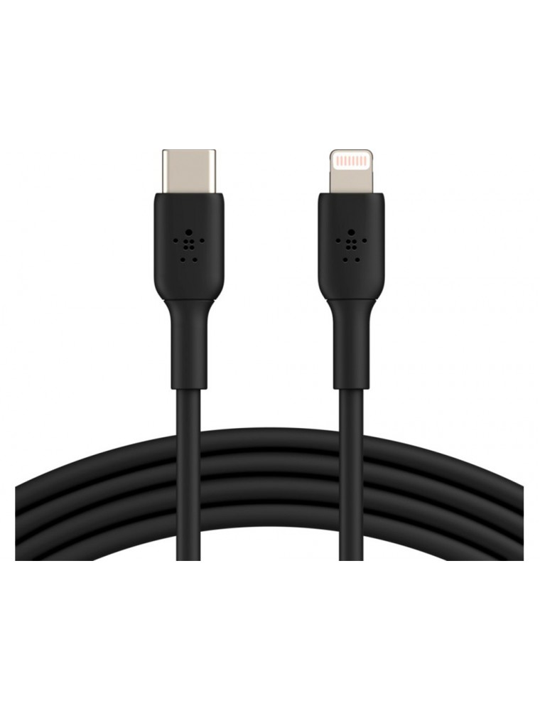 Cable belkin caa003bt1mbk usb-c a lightning boost charge longitud 1 m color negro