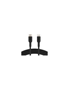 Cable belkin caa003bt1mbk usb-c a lightning boost charge longitud 1 m color negro