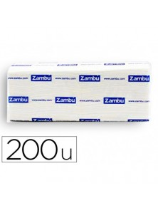 Toalla de papel secamanos dahi z celulosa 2 capas caja con 20 paquete de 200 unidades