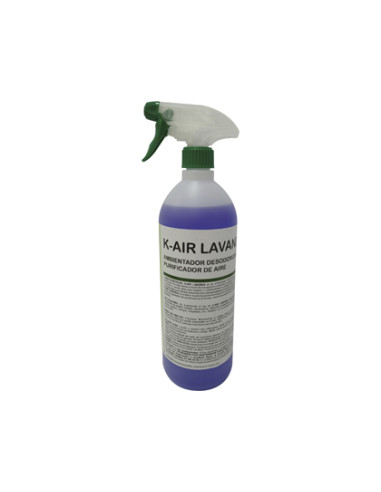 Ambientador spray ikm k-air aroma flor de lavanda botella de 1 litro