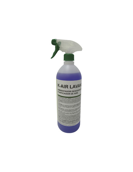 Ambientador spray ikm k-air aroma flor de lavanda botella de 1 litro