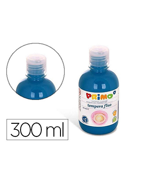 Tempera liquida primo escolar 300 ml azul marino fluorescente