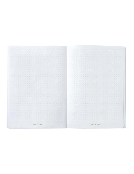 Libreta quo vadis life journal infinite dots puntos 15x21 cm 224 hojas tapa similpiel rosa