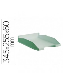 Bandeja sobremesa archivo 2000 ecogreen plastico 100 reciclado apilable formatos din a4 y folio color verde