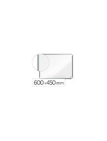 Pizarra blanca nobo premium plus acero vitrificado magnetica 600x450 mm.