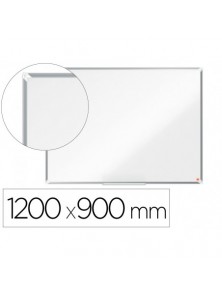 Pizarra blanca nobo premium plus acero vitrificado magnetica 1200x900 mm.