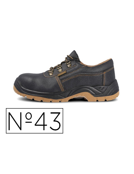 Zapato de seguridad paredes zp1000 s3 negro talla 43