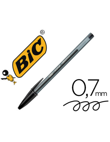 BIC BOLÍGRAFO CRISTAL EXACT ULTRA FINE NEGRO - CAJA DE 20U -