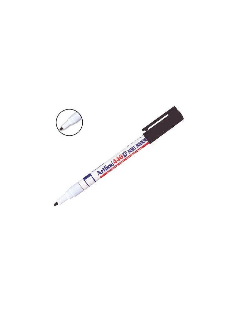 Rotulador artline marcador permanente ek-440 xf negro -punta redonda 1.2 mm -metal caucho y plastico