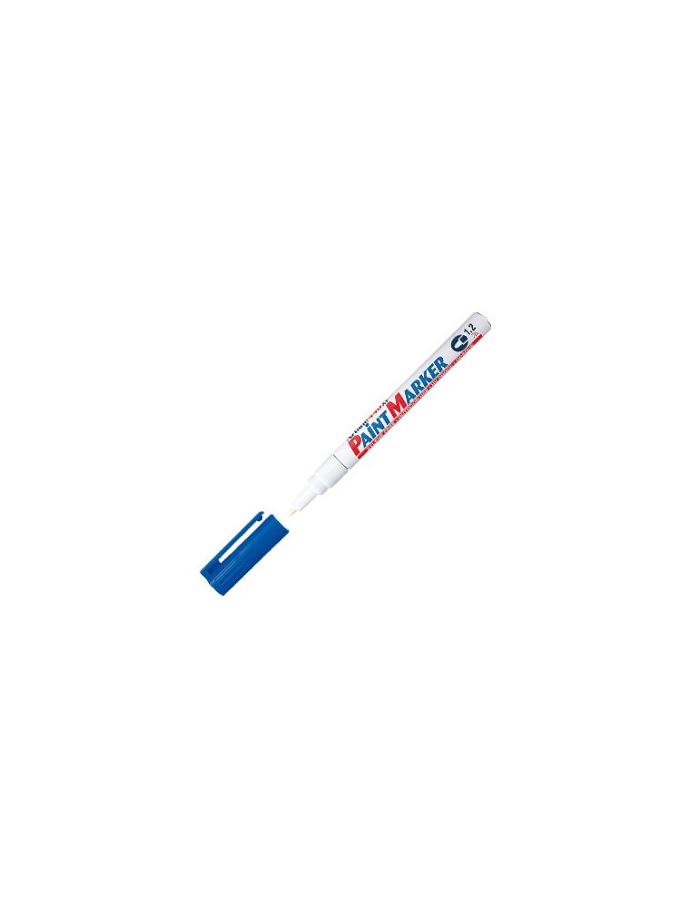 Rotulador artline marcador permanente ek-440 xf azul -punta redonda 1.2 mm -metal caucho y plastico