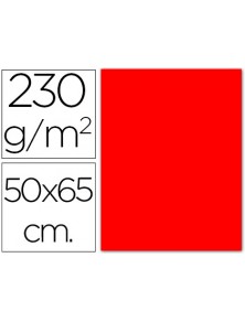 Cartulina fluorescente roja 50x65 cm