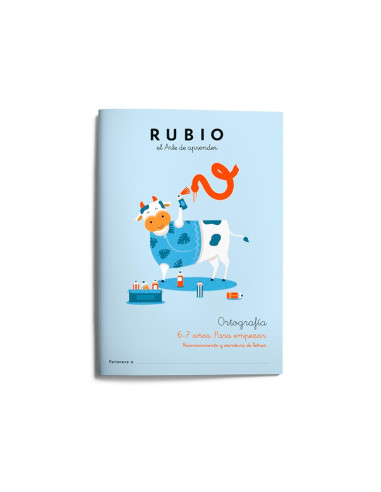 Cuaderno rubio ortografia 6-7 años para empezar