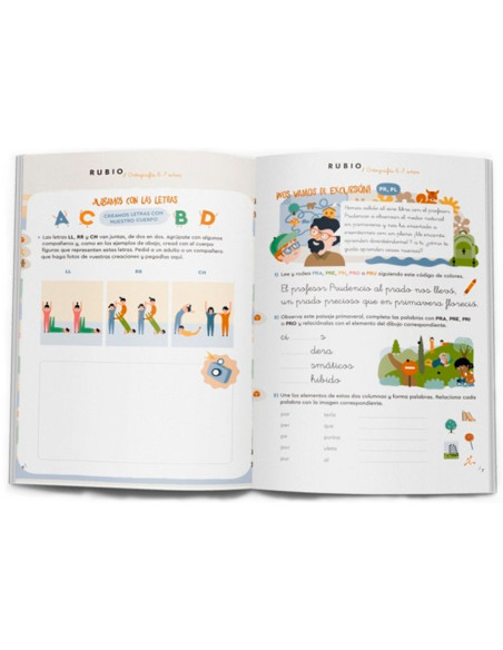 Cuaderno rubio ortografia 6-7 años para saber mas