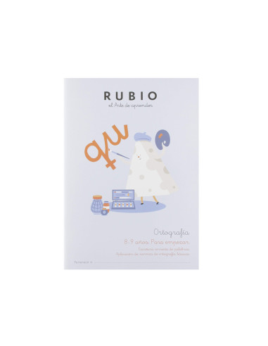 Cuaderno rubio ortografia 8-9 años para empezar