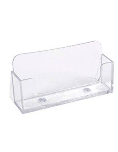 Portatarjetas de visita exacompta metacrilato cristal 34x102x47 mm