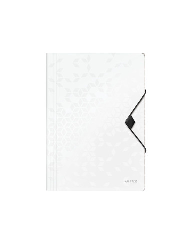 Carpeta leitz wow gomas solapas polipropileno din a4 color blanco