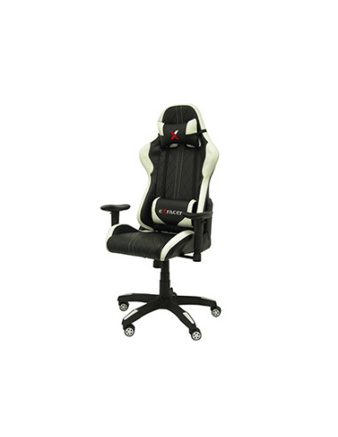 PIQUERAS Y CRESPO SILLA GAMING MOD. PARAISO BASCULANTE GIRATORIA REGULABLE EN ALTURA NEGRO Y BLANCO