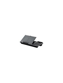 Soporte q-connect ancho para portatil movil raton hasta 17 ajustable 7 angulos diferentes color negro