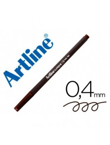 Rotulador artline supreme epfs200 fine liner punta de fibra marron oscuro 0,4 mm