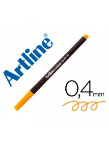 Rotulador artline supreme epfs200 fine liner punta de fibra amarillo 0,4 mm