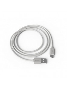 Cable groovy usb-a a tipo c longitud 1 mt color blanco
