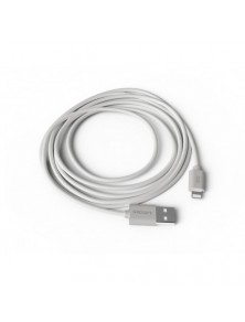 Cable groovy usb 2.0 a apple lightning longitud de cable 2 metros color blanco