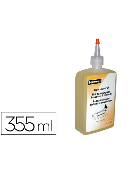 FELLOWES BOTE ACEITE LUBRICANTE PARA DESTRUCTORAS 350 ML