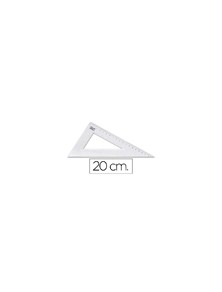 Cartabon liderpapel 20 cm plastico cristal