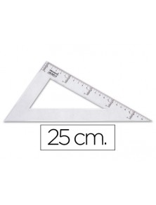 Cartabon liderpapel 25 cm plastico cristal