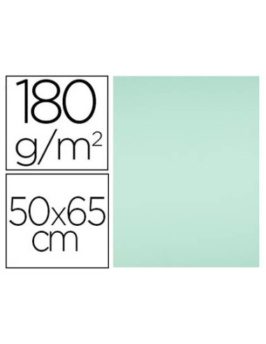 Cartulina liderpapel 50x65 cm 180g/m2 verde