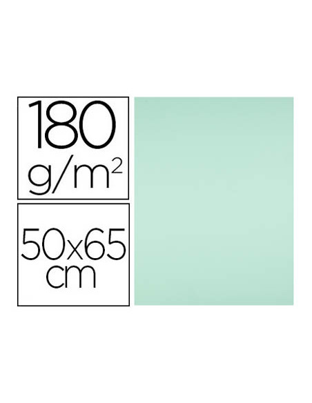 Cartulina liderpapel 50x65 cm 180g/m2 verde