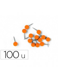 Aguja señalizadora nobo 6 x 13 mm naranja caja de 100 unidades