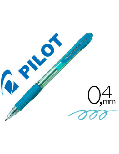 PILOT BOLIGRAFO SUPERGRIP M AZUL CLARO