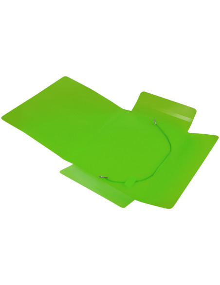 Carpeta liderpapel gomas solapas 34973 polipropileno din a5 verde