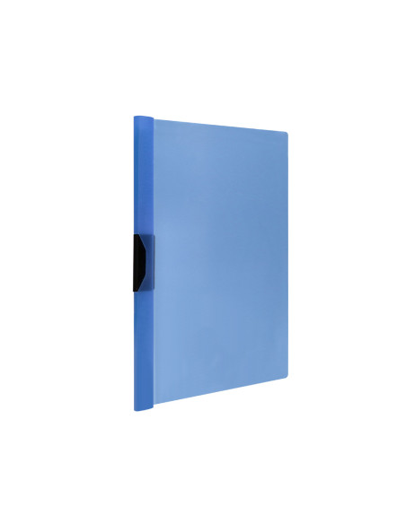 Carpeta liderpapel dossier pinza lateral 45302 polipropileno din a4 azul 30 hojas pinza deslizante