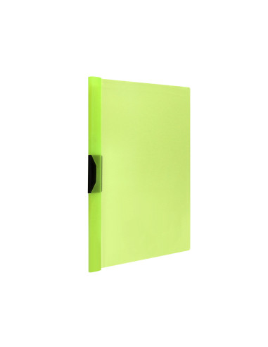 Carpeta liderpapel dossier pinza lateral 45303 polipropileno din a4 verde cla30 hojas pinza deslizante