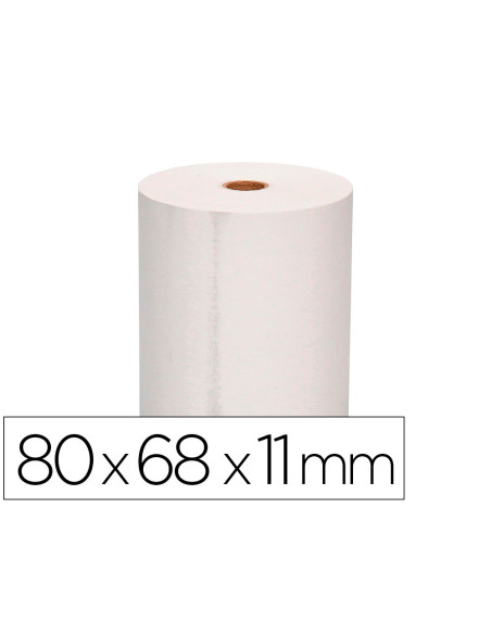 Rollo sumadora q-connect termico 80x68x11 mm 58 gr sin bisfenol a